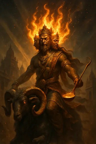Agni – AI ilustrace
