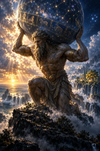 Atlas – AI ilustrace