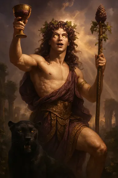 Bacchus – AI ilustrace