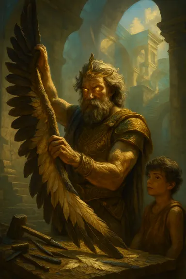 Daidalos – AI ilustrace