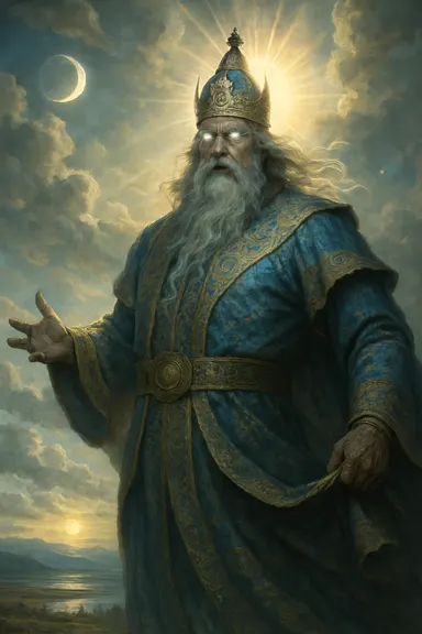 Esege Malan Tengri – AI ilustrace