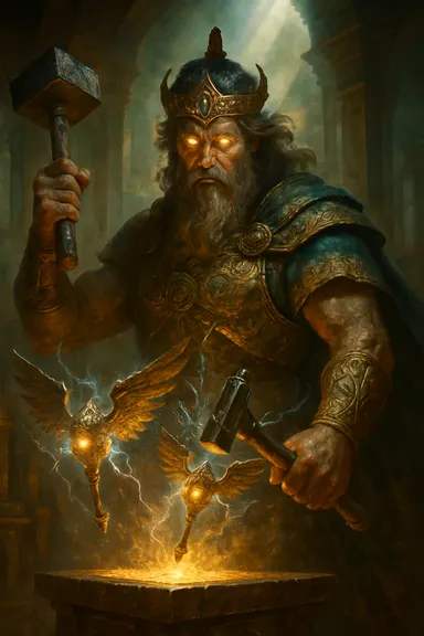 Kothar-wa-Chasis – AI ilustrace