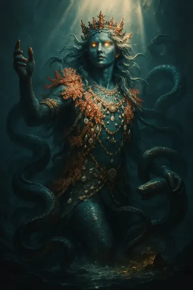 Olókun – AI ilustrace