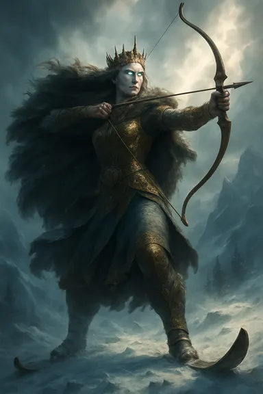 Skadi – AI ilustrace