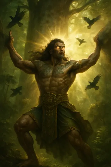 Tāne – AI ilustrace