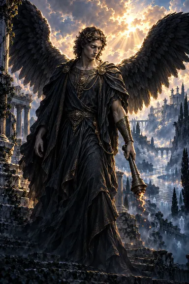 Thanatos – AI ilustrace