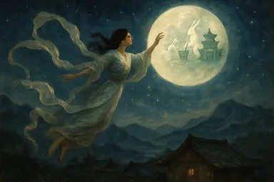 Čchang-e letí na Měsíc