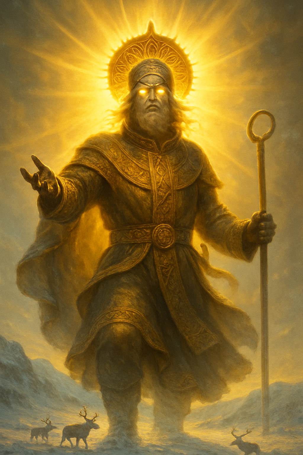 Beaivi – AI ilustrace