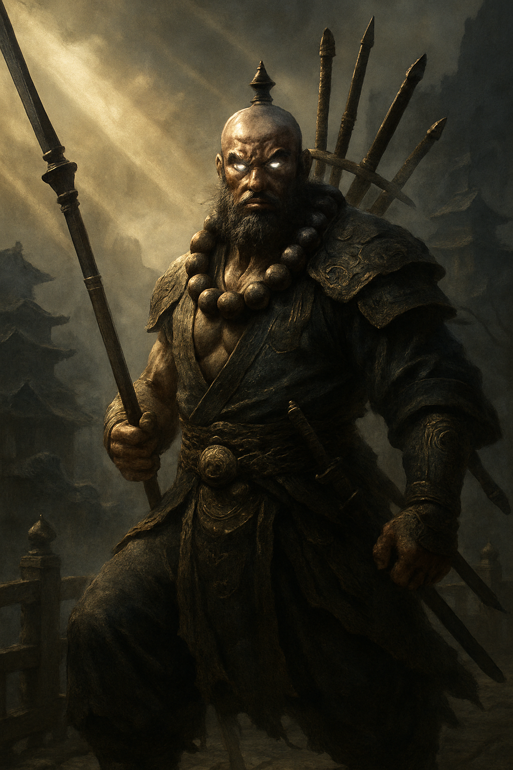 Benkei – AI ilustrace