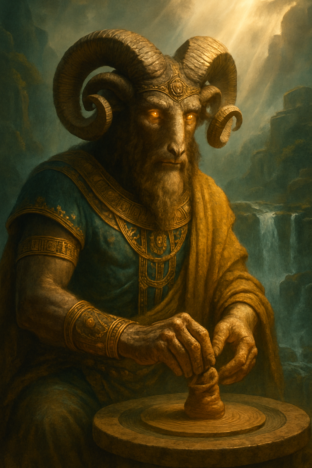 Chnum – AI ilustrace