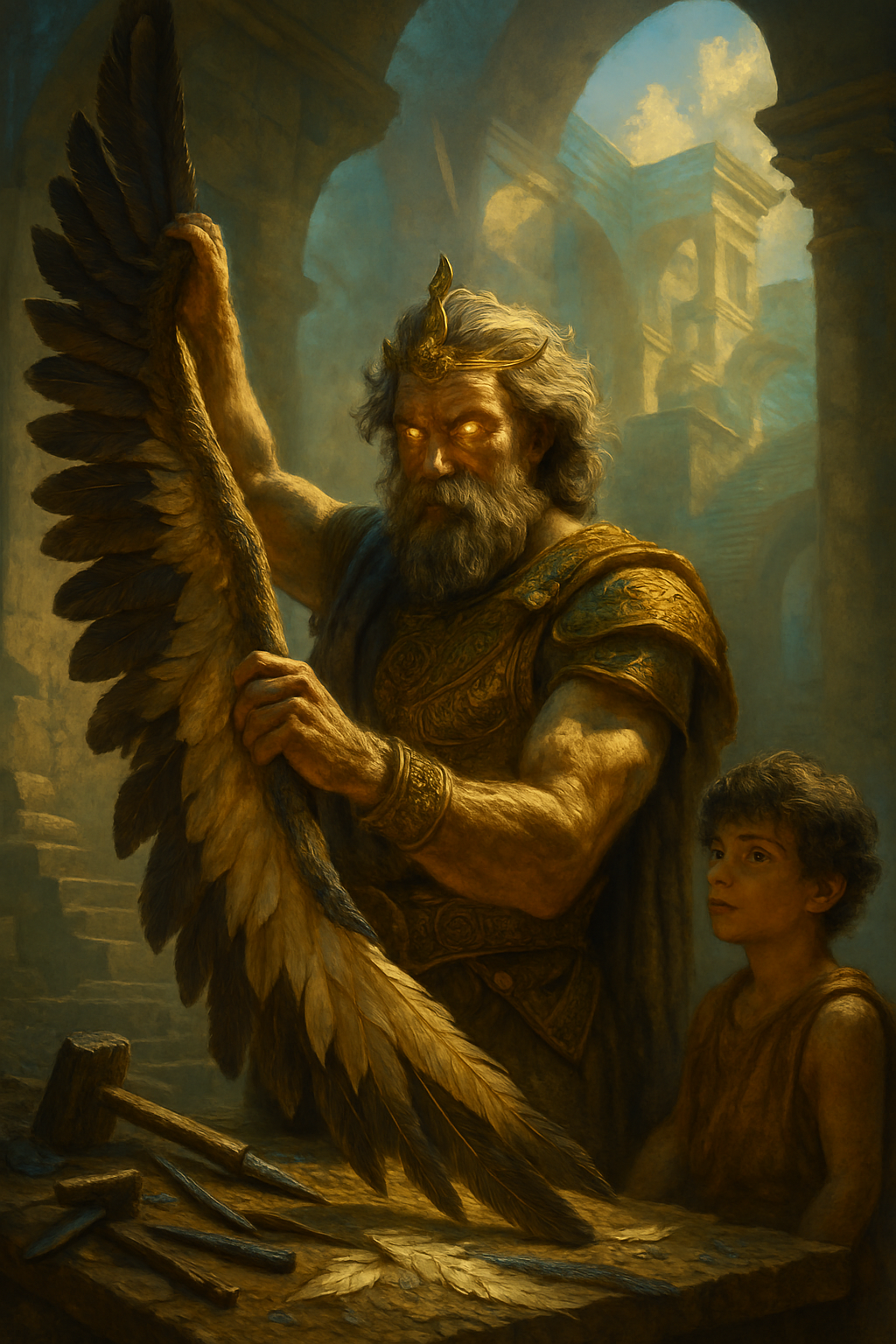 Daidalos – AI ilustrace