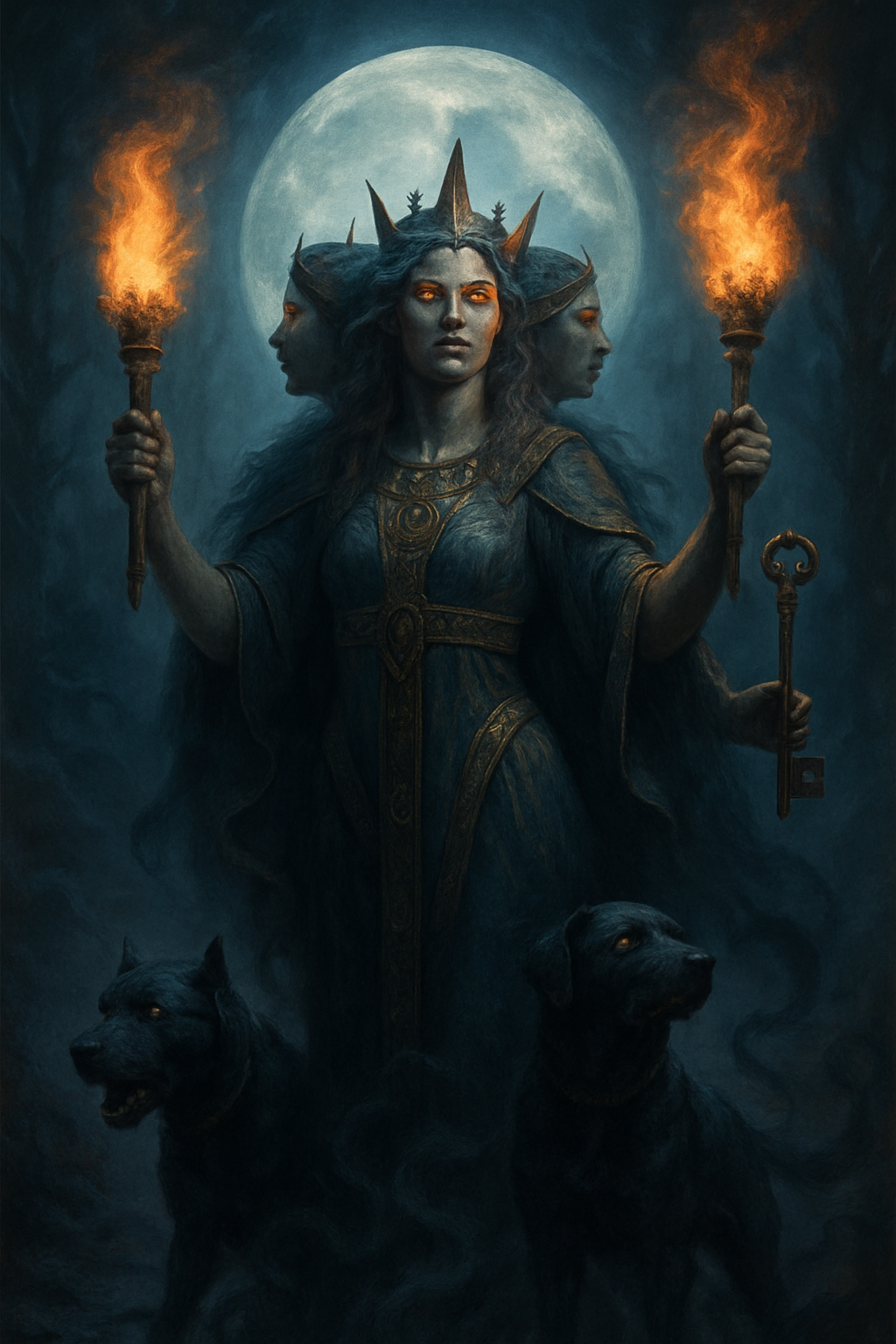 Hekaté – AI ilustrace