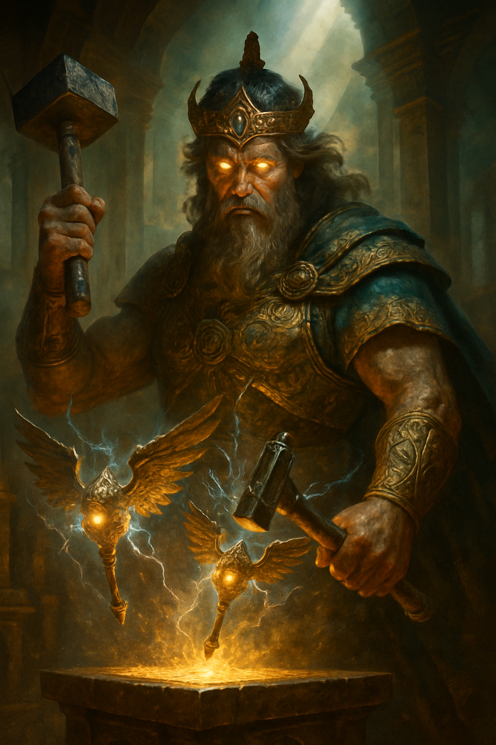 Kothar-wa-Chasis – AI ilustrace