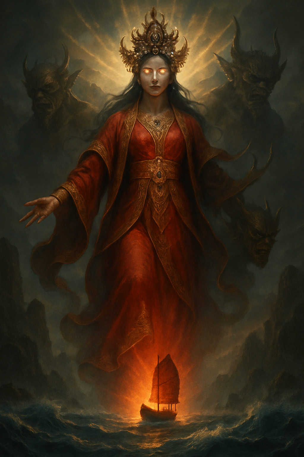Mazu – AI ilustrace