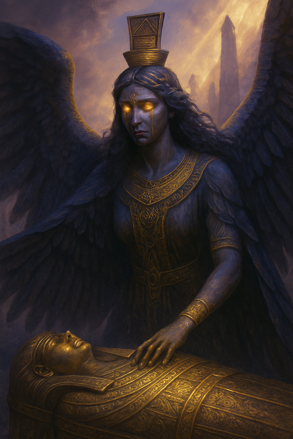 Nefthys – AI ilustrace