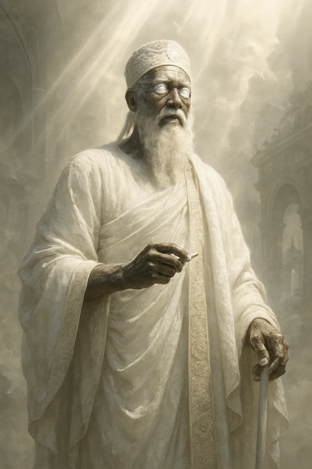 Obàtálá – AI ilustrace