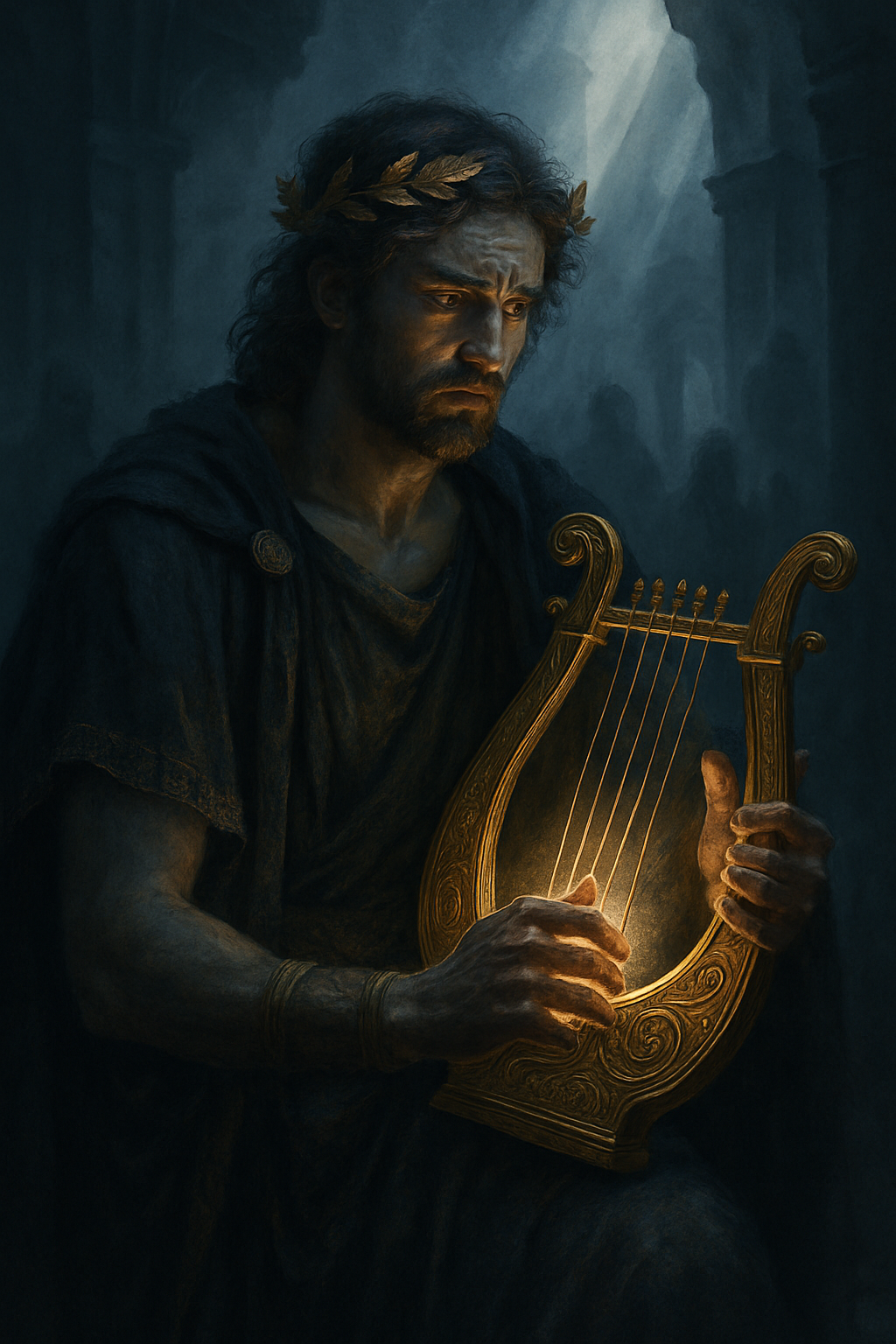 Orfeus – AI ilustrace
