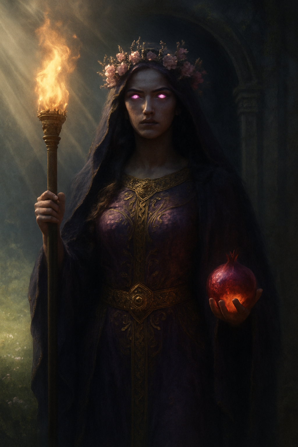 Persefona – AI ilustrace