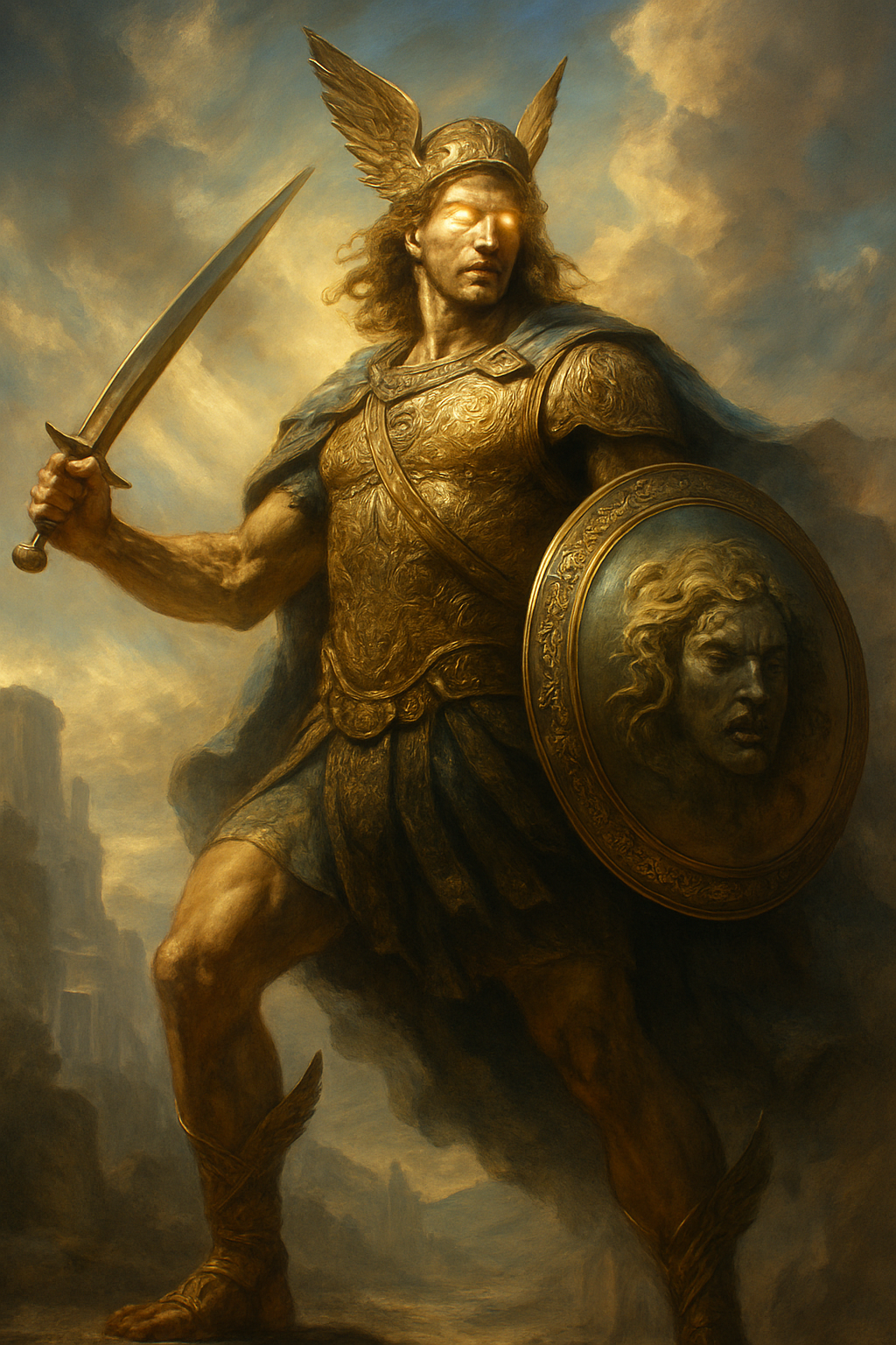 Perseus – AI ilustrace