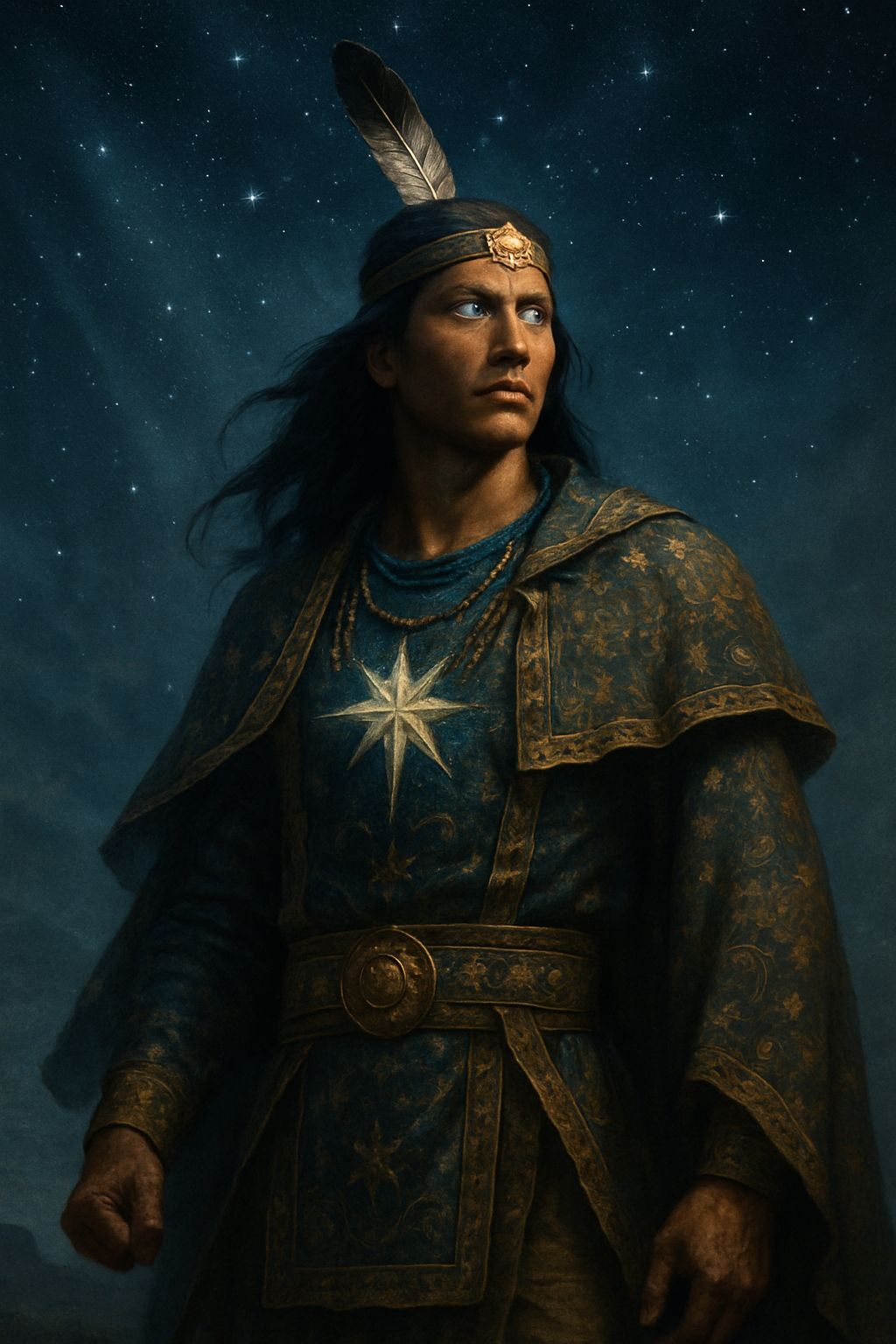Hvězdný chlapec – AI ilustrace