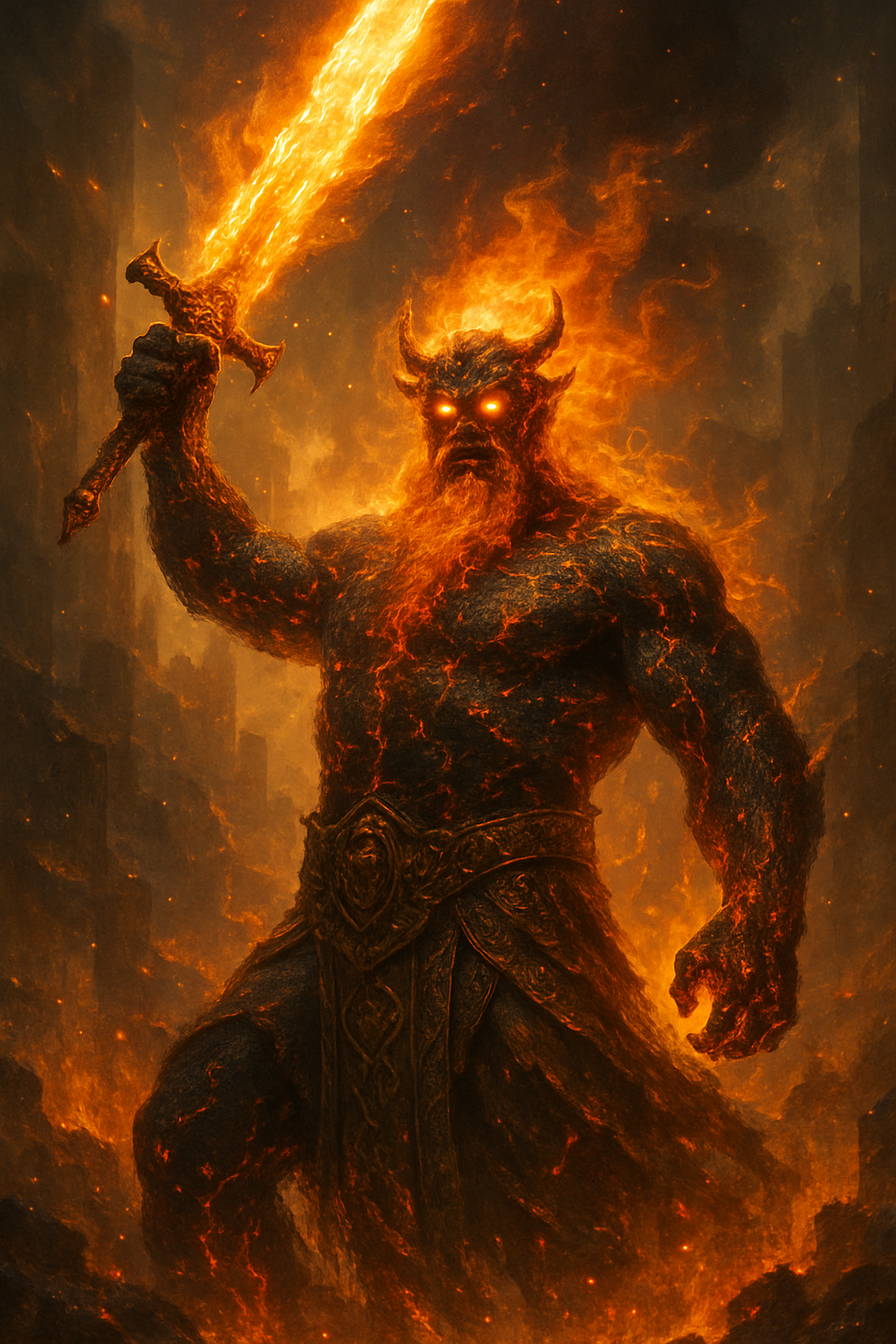Surtr – AI ilustrace