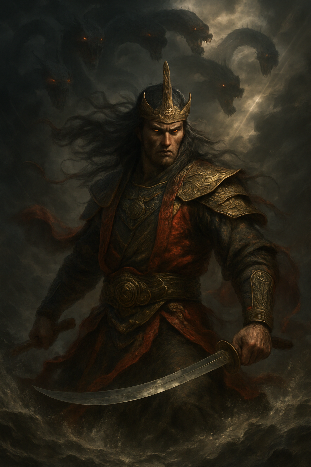 Susanoo – AI ilustrace