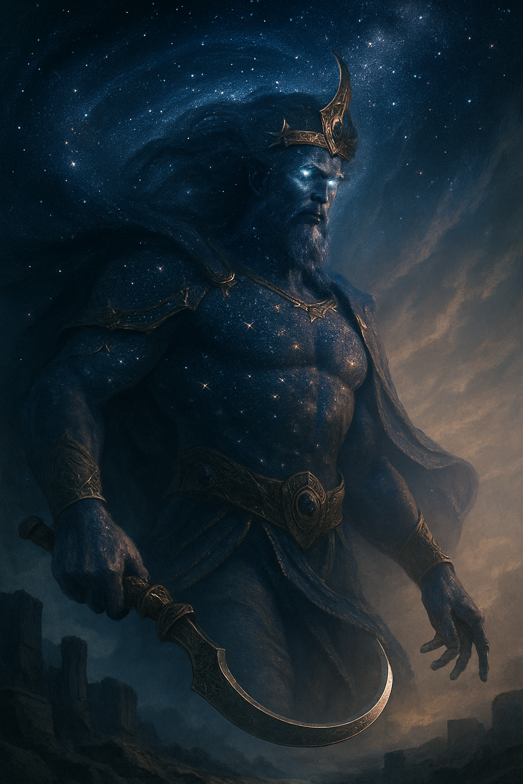 Úranos – AI ilustrace