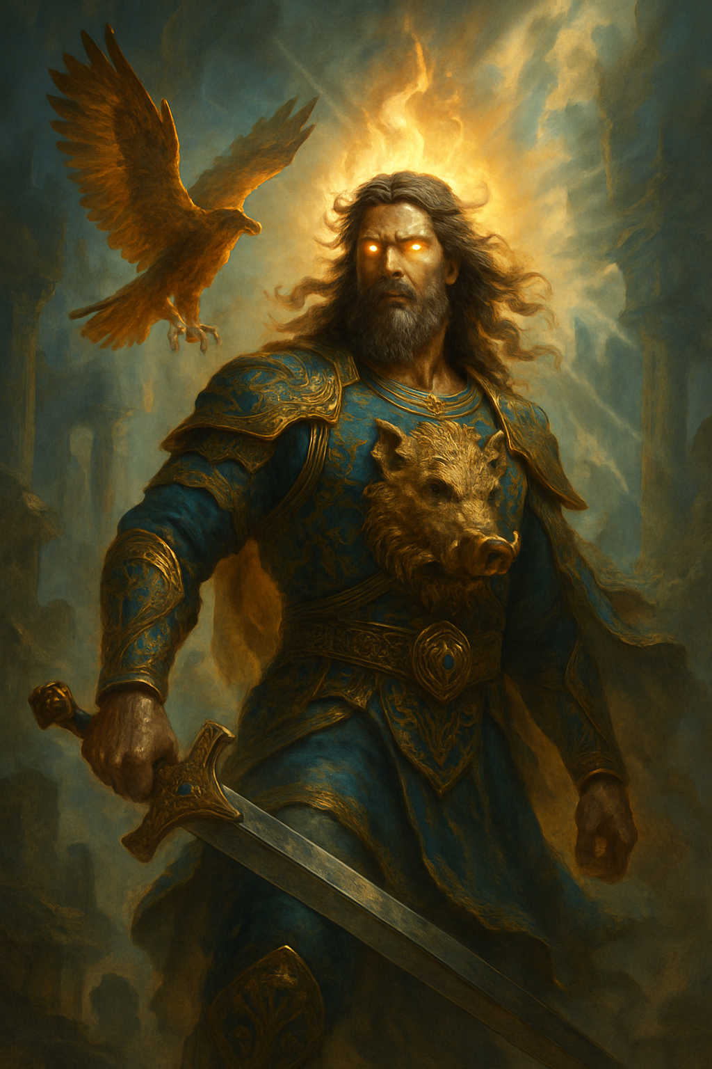 Verethragna – AI ilustrace